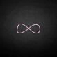 'Infinity' neon sign