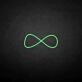 'Infinity' neon sign