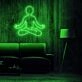 Meditate Neon Sign perfect for yoga and meditation rooms