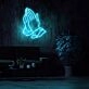 Praying Hands Neon Sign perfect for spiritual and peaceful spaces