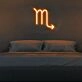 Scorpio Horoscope Neon Sign for zodiac lovers