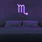 Scorpio Horoscope Neon Sign for zodiac lovers
