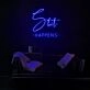 Sht Happens Neon Sign adds humor to any room