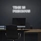 Time Is Precious Neon Sign for mindful and motivational spaces
