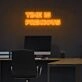 Time Is Precious Neon Sign for mindful and motivational spaces