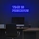 Time Is Precious Neon Sign for mindful and motivational spaces