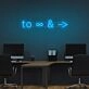 To Infinity And Beyond Neon Sign for fans of space and adventure