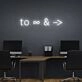 To Infinity And Beyond Neon Sign for fans of space and adventure