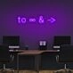 To Infinity And Beyond Neon Sign for fans of space and adventure