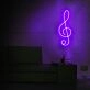 Treble Clef Musical Note Neon Sign perfect for music lovers