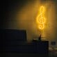 Treble Clef Musical Note Neon Sign perfect for music lovers