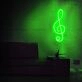 Treble Clef Musical Note Neon Sign perfect for music lovers