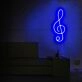 Treble Clef Musical Note Neon Sign perfect for music lovers