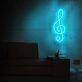 Treble Clef Musical Note Neon Sign perfect for music lovers