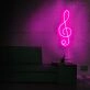 Treble Clef Musical Note Neon Sign perfect for music lovers