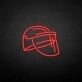 'Helmet' neon sign