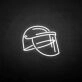 'Helmet' neon sign