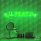 Wake Pray Slay Lianev Collection Neon Sign for empowering and motivational spaces