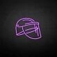 'Helmet' neon sign