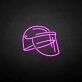 'Helmet' neon sign