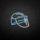 'Helmet' neon sign