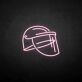 'Helmet' neon sign