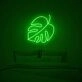 Monstera Leaf Neon Sign adds a tropical touch to any room
