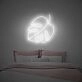 Monstera Leaf Neon Sign adds a tropical touch to any room