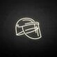 'Helmet' neon sign