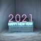 2021 Happy New Year Neon Sign for festive New Year celebrations