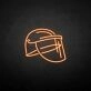 'Helmet' neon sign