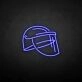'Helmet' neon sign