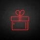 'Gift' neon sign