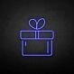 'Gift' neon sign