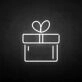 'Gift' neon sign