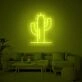 Cactus Neon Sign perfect for desert-themed rooms