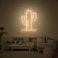Cactus Neon Sign perfect for desert-themed rooms