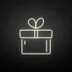 'Gift' neon sign