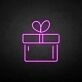 'Gift' neon sign