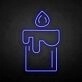 'Candle' neon sign