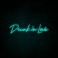 Drunk In Love Neon Sign for fun and playful settings