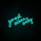 Good Vibes Only Neon Sign adds positivity to any room