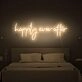 Happily Ever After Neon Sign perfect for weddings and romantic settings