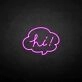 Hi2' neon sign