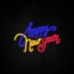 Happy New Year Neon Sign perfect for New Year celebrations