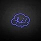 Hi2' neon sign