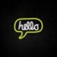 Hello Neon Sign adds a welcoming touch to any home