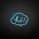 Hi2' neon sign
