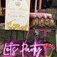 Lets Party Neon Sign perfect for lively party settings