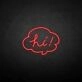 Hi2' neon sign